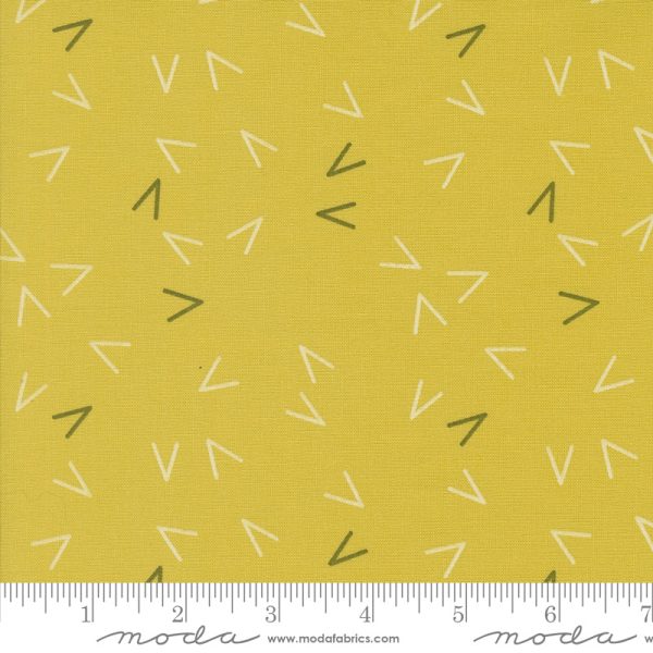 Olive You - Arrows in Maize - Zen Chic - 1883 11 - Half Yard For Discount