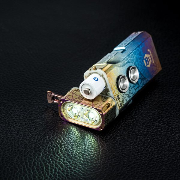 RovyVon Limited Edition - Angel Eyes E11 Titanium Keychain Flashlight Supply - Image 4