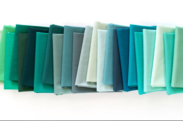 Summering - Pure Solids Fat Quarter Bundle of 23 pcs. - Art Gallery Fabrics on Sale - Image 2