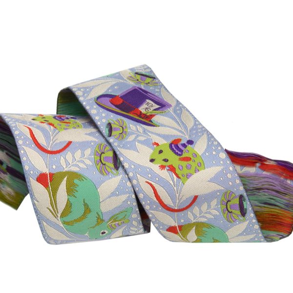 Renaissance Ribbons - Mad Hatter in Purple - One Yard For Discount