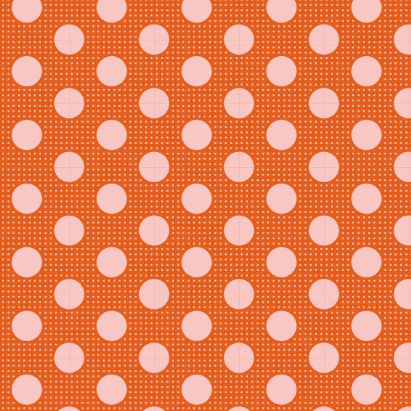 Tilda - Medium Dots - Ginger - 130007 - Half Yard Sale