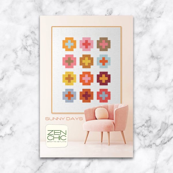Sunny Days - Quilt Pattern - Zen Chic - Paper Pattern Supply