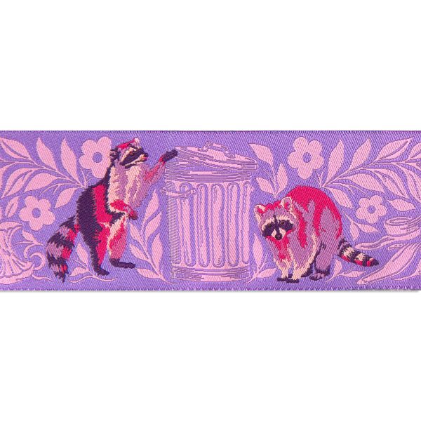 Renaissance Ribbons - One Man s Trash in Purple 2  - One Yard For Cheap - Image 2