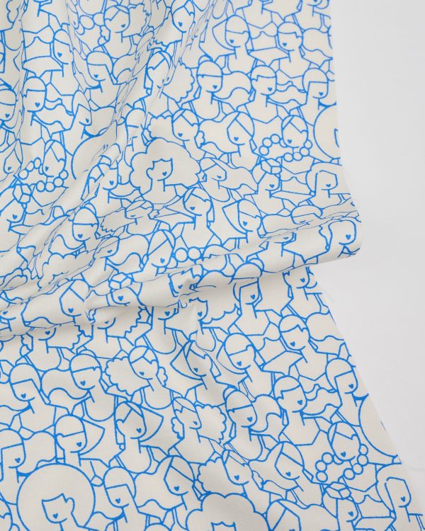 Water Swim Parade in Royal Blue - RS5130 13 - Half Yard Online